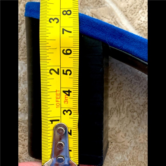 Nine West suede heels 🌱. Size 7.5 . Royal blue . - Picture 6 of 6